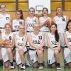 (cam)   Die U13-Basketballerinnen der DJK Würzburg feiern die Meisterschaft in der unterfränkischen Bezirksliga. Mit vier Siegen in vier Spielen und 247:56 Körben ließen sie die Konkurrenz souverän hinter sich. Über den Erfolg freuen sich: (hinten von links) Trainer Martin Vocke, Laura Füller, Lilija Grebenjuk, Alexandra Nefedov, Leila Dhiaf, Patricia Benke, Viktoria Golovina, (vorne von links) Lisa Rein, Tatjana Mayer, Ashanti Brooks, Aminat Umaeva und Isabell Nekrasov.