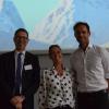 Informationen zum „Betrieblichen Gesundheitsmanagement“ gab es bei der SKD BKK. Von links: Vorstand Manfred Warmuth, Moderatorin Kathrin Griebsch und Sven Hannawald.
