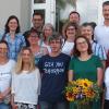 Eine fröhliche Gruppe feierte 25 Jahre nach dem Abitur Wiedersehen in Mellrichstadt.