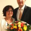 Bürgermeister Michael Ziegler und Rektorin Angelika Schmitt.