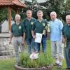 Bei seiner 75-Jahr-Feier ehrte der Obst- und Gartenbauverein Rohrbach langjährige und verdiente Mitglieder: (von links) Vorsitzender Michael Riedmann und sein Stellvertreter Michael Marschall, Gerhard Keß (25 Jahre, von 1998 bis 2010 zweiter Vorsitzender), Reinhold Röder (30 Jahre, von 1998 bis 2014 Beisitzer), Emil Rauch (55 Jahre, zum Ehrenmitgliedernannt sowie Wolfgang Gräf, Schriftführer und Chronist.