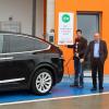 Die erste KFz-Ladestation für Elektromobile in der Marktgemeinde Kreuzwertheim.