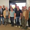 Die Grünen zu Besuch bei der Firma Sorg: Unser Bild zeigt von links Hartmut Hegeler, Matthias Lindig, Stadtrat Gerold Wandera, Alexander Sorg, Stadträtin Bärbel Imhof, Stadtrat Clemens Kracht, Erich Lang, Gisela Götz, Berthold Wagner und Barbara Henrici.