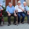 Sie leben seit 50 Jahren in Wohngruppen der Rummelsberger Diakonie in der Region Haßberge (von links): Jürgen Biehl, Herbert Fischer, Joachim Gerdes, Gerhard Kreiner und Walter Entner.