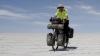 Peter Smolka am Salar de Uyuni in Bolivien. Der Erlanger ist vier Jahre lang mit dem Fahrrad um die Welt gefahren.