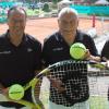 Zum 25. Mal Möhring Cup: Im Bild von links Hauptsponsor und Namensgeber Klaus Möhring, Turnierleiter Harald Vollbach sowie Cheforganisator und TC-Vorsitzender Thomas End.Foto: Hannes Helferich