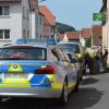 In Nüdlingen wurde am 22. August eine Bäckereifiliale überfallen. Bilder von den Autos von Polizeiinspektion Bad Kissingen und Kripo Schweinfurt. In Nüdlingen wurde am 22. August eine Bäckereifiliale überfallen. Bilder von den Autos von Polizeiinspektion Bad Kissingen und Kripo Schweinfurt.