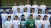 Die U 17 des Würzburger Fußballvereins in der Saison 2017/18: (hinten von links) Simon Schwab, Roman Diehm, Christian Schubert, Nils Stäblein, Felix Thiele, (Mitte von von links) Trainer Reiner Neumann, Robin Mühlbauer, Luca Gegenwarth, Daniel Schirach, Jonas Böhnel, Noah Volmer, Luis Ganz, Philipp Glücker, Co-Trainer Robert Müller, (vorne von links) Tom Öffner, Simon Wintzheimer, Sven Schießer, Robert Sauerbrey, Felix Bialas und Jan Martin. Es fehlt: Luca Säger.