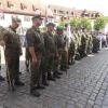 Reservisten in Lohr beim 8. Marsch der Verbundenheit.