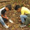 Die Septemberaktion im Rahmen des JBN-Projektes „Natur erleben in der (neuen) Heimat“ für geflüchtete und heimische Kinder stand unter dem Motto „Auch der Boden lebt – Tiere unter der Erde“.