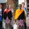 Besuch aus Tansania: (von links) Karin Post-Ochel, Susi Kötter, Edwina Hyera, Karin Schneider-Schüßler, Theofora Ndunguru, Steffi Liebler und Rita Geißler.