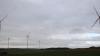 Rechtzeitig vor Ende des dritten Quartals begannen die beiden neuen Bürgerwindräder (im Vordergrund links und rechts) bei Binsfeld sich zu drehen und Strom zu liefern.
