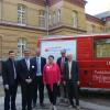 Eröffnung der Heiligenfeld Klinik Berlin. Im von links Michael Lang (Geschäftsführer Heiligenfeld GmbH), Stephan Greb (Geschäftsführer Heiligenfeld GmbH), Sven Steffe-Holländer (Chefarzt Heiligenfeld Klinik Berlin), Birgit Winzek (Geschäftsführerin Heiligenfeld GmbH), Dr. Jörg Ziegler (Ärztlicher Direktor Heiligenfeld GmbH) und Dr. Joachim Galuska (Gründer und Geschäftsführer Heiligenfeld GmbH).
