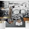 So könnte nach Vorschlag von Daniela Kühnel eines der drei Fenster der künftigen Dettelbacher Sternbräu-Ausstellung aussehen. Grafik: Daniela Kühnel