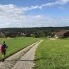 Auf dem Pilgerweg von Nürnberg nach Rothenburg.