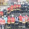 Alle acht Lohrer Feuerwehren übten an zwei Tagen mit dem Roten Kreuz auf dem Truppenübungsplatz Hammelburg im Dorf Bonnland.
