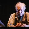 Eberhard Peiker (rechts) als Brandner Kaspar am Mainfranken Theater (mit Tjark Bernau als Boandlkramer)