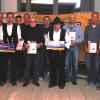 Diese Chefs mainfränkischer Zimmereibetriebe wurden in Marktheidenfeld mit „Meisterhaft-Urkunden“ ausgezeichnet.