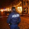 Abgesperrter Weihnachstmarkt in Potsdam.