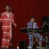 Die X-mas Swingers machten beschwingte Weihnachtsmusik am Sommerberg (von links): Gerald James und Thomas Bickel (Mad Bob).