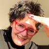 Selbstporträt am letzten Arbeitstag: Die Fotografin Theresa Müller (Volksblatt, Main-Post) scheidet am 1. Februar 2018 aus der Main-Post aus und tritt in den Ruhestand.