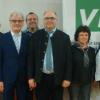 Für die nächsten fünf Jahre in den VlF-Vorstand gewählt (von links): Günther Enzner (Urphertshofen), Günther Lang (Rudolzhofen), Herbert Hochbauer (Schweinsdorf), Martin Breitschwert (Hilpertshof), Norbert Pfeufer (Rodheim), Jutta Dehler (Welbhausen), Petra Trabert (Gollhofen) und Petra Müller (Ippesheim).