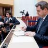 Bayerns Ministerpräsident Markus Söder (CSU) im Landtag: Am Mittwoch hat er sein Kabinett ernannt.