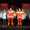 Das Adonia-Musical „Herzschlag”, aufgeführt in der Karbacher Halle, bot auch aktuelle Bezüge.