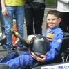 Julian Friemelt ist mit neun Jahren jüngster und gleichzeitig erfolgreichster Kartfahrer des AMC.