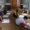 Schülerinnen und Schüler der St. Kilian-Schule konnten im Franck-Haus ihre Kreativität zeigen.