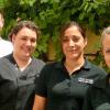 Küchenchef Markus Christ (von links), Carolin Döhler, Christina Müller und Denise Nemetz.