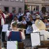 Cruzando Frontera – Grenzen überwinden: 16 mexikanische Musiker mischten sich in dem Projekt „Cruzando Frontera“ (auf Deutsch: Grenzen überwinden) in das Blasorchester unter der Leitung von Thomas Eckert. Entsprechend mexikanisch temperamentvoll waren die dargebotenen Stücke.