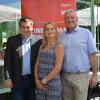 Die Spitze des neuen SPD Unterbezirksvorstandes: René van Eckert (stellvertretender Vorsitzender), Lara Albert (Schriftführerin) und Vorsitzender Jürgen Hennemann.