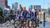 In Düsseldorf waren die Triathleten (von links) Julian Müller, Lisa Heinrichs, Lea Cagol und Markus Klinder vom SV Würzburg 05 erfolgreich.