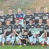 Strahlender Sieger: Der SV Burgwallbach/Leutershausen gewann den VG-Pokal durch ein 1:0 im Finale gegen den FC Strahlungen. Hinten von links: Kurt Then (Vorsitzender DJK Windshausen), Niklas Schrenk, Trainer Alexander Leicht, Laura Baier (Betreuerin), Marcel Mölter, Marin Wirsing, Angelo Rossi, Yannic Borchardt, Markus Polzer, Janik Weikard, Maximilian Kindlein, Benedikt Floth, Christian Nöth, Florian Balling und Georg Straub (Bürgermeister von Hohenroth). Vorne von links: Finn Baumeister, Thorsten Fleckenstein, Alexander Bühner, Janik Schmitt, Etienne Memmler, Julius Baumeister (mit Pokal), Matthias Tripp, Jannis Vöth, Pascal Memmler und Denis Vogel.