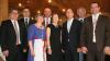 Die Laudatio auf  den scheidenden BBV-Kreisgeschäftführer Rudolf Bender (Dritter von rechts) hielten (von links) Stefan Köhler, Günther Betz, Annette vom Berg-Erbar, Alois Kraus. Christine Bender freute sich mit ihren Gatten und Direktor Wilhelm Böhmer stellte den neuen Kitzinger Dienststellenleiter Wilfried Distler vor.