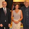 Die Protagonisten des Treffens im Schüttbau in Rügheim (von links): Werner Angermüller (Kurdirektor in Bad Königshofen), Landrat Wilhelm Schneider, Susanne Volkheimer (Geschäftsführerin von Haßberge Tourismus), Peter Zimmer (Futour) und Michael Bayer (Vorsitzender Gaststättenverband Haßberge).