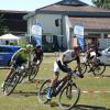 Die MTB-Cross-Country-Radsportler passierten gemäß der zu fahrenden Rundenzahl mehrmals die Stadionrunde, so dass die Zuschauer die Zwischenstände gut mitverfolgen konnten.