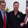 Wechsel am Internat der Christian-von-Bomhardschule in Uffenheim: Philipp Specht, Tom Wagner und Winfried Malcher.
