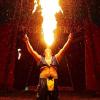 Die Feuershow bildete den Höhepunkt am Ende eines unterhaltsamen, spannenden und abwechslungsreichen Programms, dass der Zirkus Renz seinen Mellrichstädter Besuchern bot.