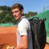 Unterwegs zum Match: Dominik Dutz. Unterwegs zum Match: Dominik Dutz.