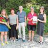 Sind zufrieden mit der Kooperation des Maßbacher Theaters und der Kardinal-Döpfner-Schule: (von links) Theaterpädagogin Jessica Latein, Leiterin der heilpädagogischen Tagesstätte Veronika Grebner, Konrektor Andreas Hagedorn, Theaterleiterin Anne Maar und Schulleiterin Simone Bernard.