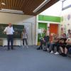 Der Bundestagsabgeordnete Rützel besucht die Schüler der 8a und 9a der Mittelschule Gemünden