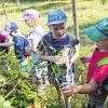 (gab)   Karl-Heinz Müller, Vorsitzender des Obst- und Gartenbauvereins Laudenbach, besuchte mit dem Kindergarten Laudenbach die Streuobstwiese am Schneeberg. Dort durften die Kinder Beeren, Kern- und Steinobst selbst ernten und probieren, teilt der Verein der Presse mit. Das Pflücken am Brombeerstrauch war einfach und ohne Hilfe zu schaffen (Bild). Anders war es bei der Apfelernte, da war Teamarbeit gefragt. Müller hob ein Kind in die Baumkrone, das die Äpfel pflückte und fallen ließ, die anderen Kinder fingen sie mit Mützen auf. Müller erklärte den Kindern den Unterschied zwischen Beeren-, Kern- und Steinobst. Doch die Verlockung der süßen Früchte gewann die Oberhand über die Aufmerksamkeit. Besonders lecker waren die reifen, süßen Mirabellen, die Kinder verspeisten aber auch Wildpflaumen und Pflaumen.