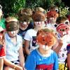 Das Basteln von Bibermasken gehörte zum Ferienprogrammangebot des Bund Naturschutz „Naturerlebnis auf der Haumühle”.