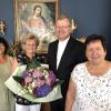  Auf dem Bild von links nach rechts: Jutta Faulhaber, Monika Jung, Dompfarrer Jürgen Vorndran und Rita Krönlein. Foto: Roman Till