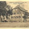 Eine alte Postkarte aus der Zeit vor dem Zweiten Weltkrieg zeigt das Haus von Gabriele Göckeritz in Gräfendorf, das damals Pension Bürger hieß. Repro: Archiv Elisabeth Auth