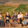 Drei kleine Stücke in Mundart spielte das Kindertheater Erbshausen-Sulzwiesen zur 850-Jahr-Feier des Dorfes im Jahr 2017. "Der Strickabend" mit allerlei Getratsche wird am Theaterfestival-Wochenende noch einmal aufgeführt. Foto: Irene Konrad