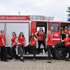 Als Botschafter der Feuerwehr Greußenheim sind die neun Mädels nicht nur für das Jubiläumsfest, zum 150. Geburtstag der Freiwilligen Feuerwehr Greußenheim Ende Juni 2019, unterwegs sondern auch für die Werbung neuer Mitglieder. Die Mädels sind nicht nur Botschafter sondern aktive Feuerwehrfrauen und bereits fit für den Einsatz. Foto: FFW Greußenheim
