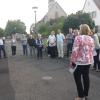Die Bürgerbegehung führte auch zur Pfarrwiese. Foto: Ulrike Roth